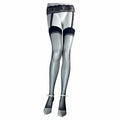 Jetsan Sheer Thigh High Stockings White One Size Fits 5' to 6'