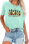 St. Patrick's Day Chickens Shirt Women Green Size 2XL