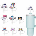 GOTHLO 8pcs Kids Straw Cover Cap for Stanley Cup 30&40 Oz 0.4in 10mm
