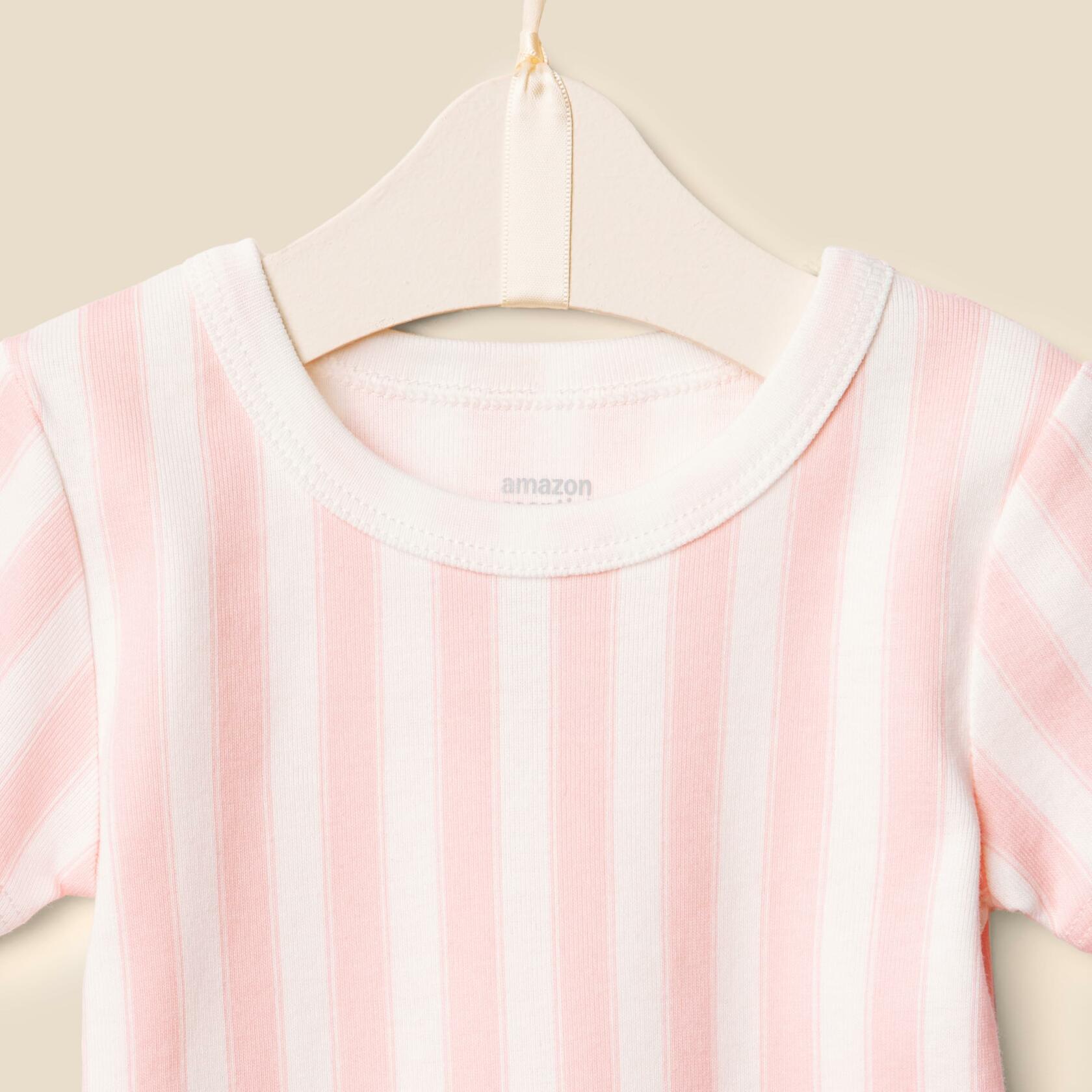 Amazon Essentials Sofia Grainge Unisex Toddler Pajama Set 4T Pink Stripe