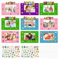 VIKILON 24 Pack Paper Picture Frames Kids Craft Kits School Classroom Fun
