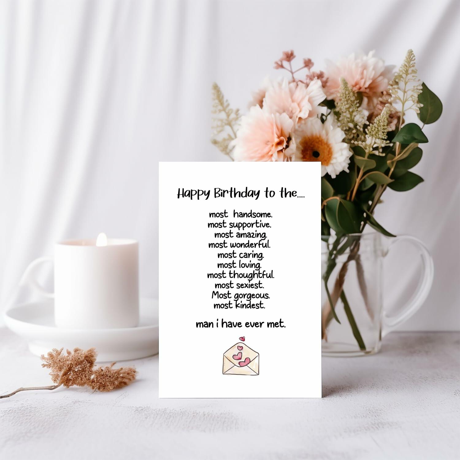 Funny Rude Birthday Card for Women Men Dad Mom Uncle Auntie 40-70th