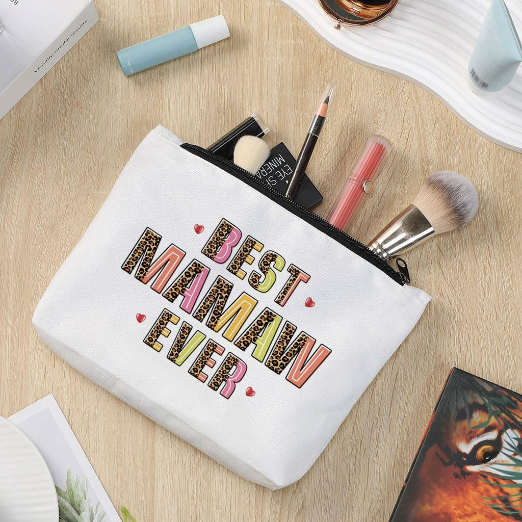 KongMoTree Mamaw Makeup Bag Travel Organizer 9x7x2 inch Cosmetic Bag