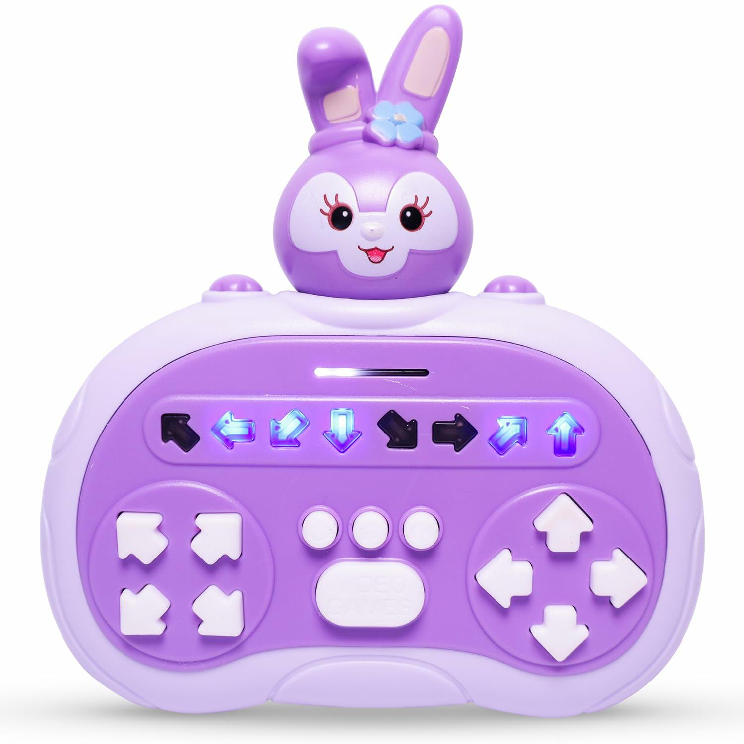 Hand-Held Rhythm Master Dance Machine Educational Toy Purple Bunny Kids 3-12