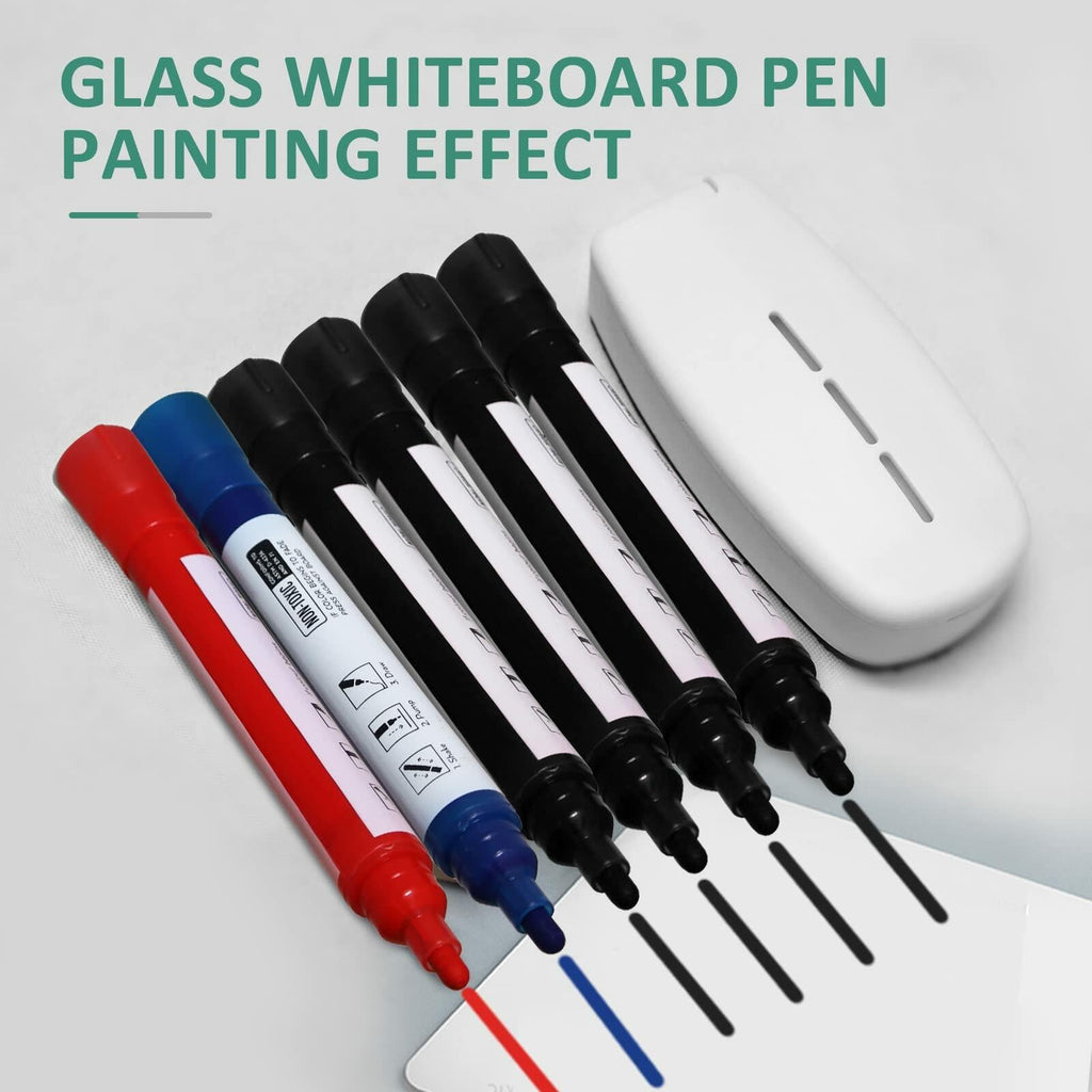 ZHIDIAN Dry Erase Board Eraser with Spray White Microfiber Pads