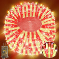 Heceltt 1140 LED 449FT Outdoor String Lights 8 Modes Timer IP44 Red Warm White