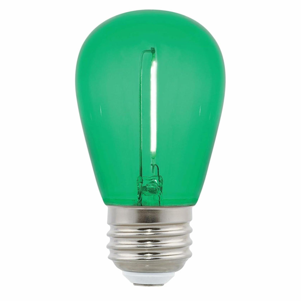 Westinghouse 2W S14 Green Filament LED Light Bulb Medium Base