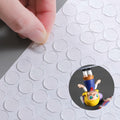 Adhesive Stick Dots Two-Sided Mounting Putty 0.4"x0.4" 600pcs Clear