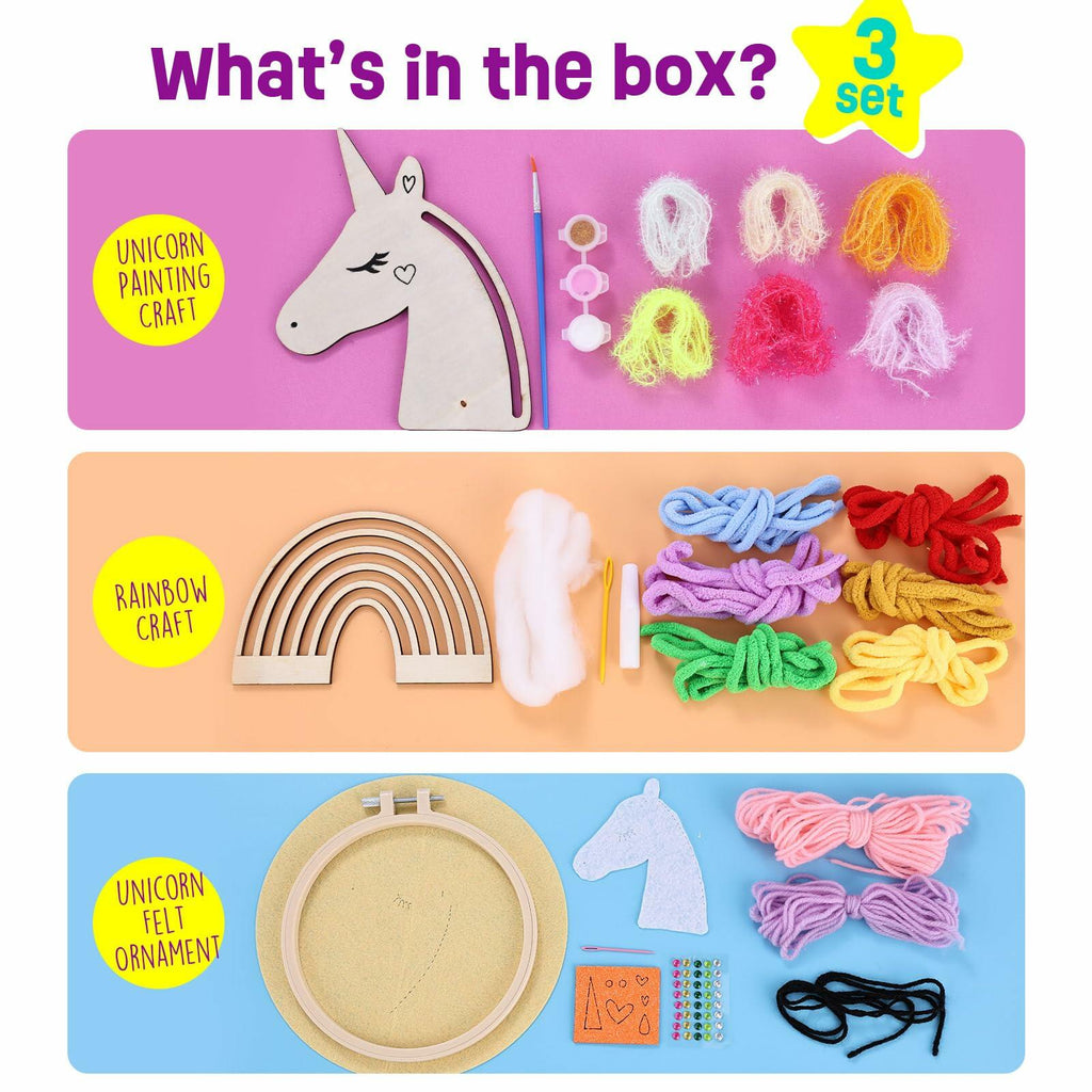 LAOESE Unicorn Sewing Craft Kit for Kids Ages 8-12 - Arts & Crafts Gift