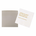 VOWFOO Funny Bible Quote Cocktail Napkins 4.5x4.5in 2-ply 100pcs