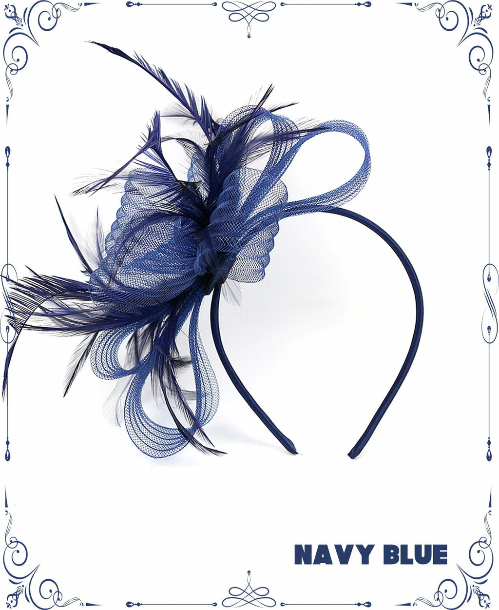 Kidukso Derby Hat Women Vintage Fascinator Headband Clip