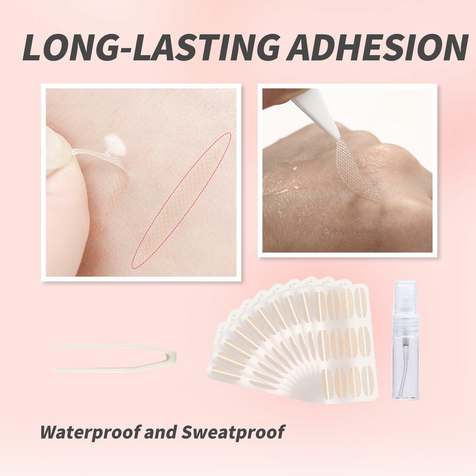 [Like New] YAFIYGI 120 Pcs Double Eyelid Tape Clear Mesh Waterproof Natural Fiber