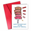 CSMOSJgreetings Pun Beef Father's Day Card for Daddy - Rarest - Single
