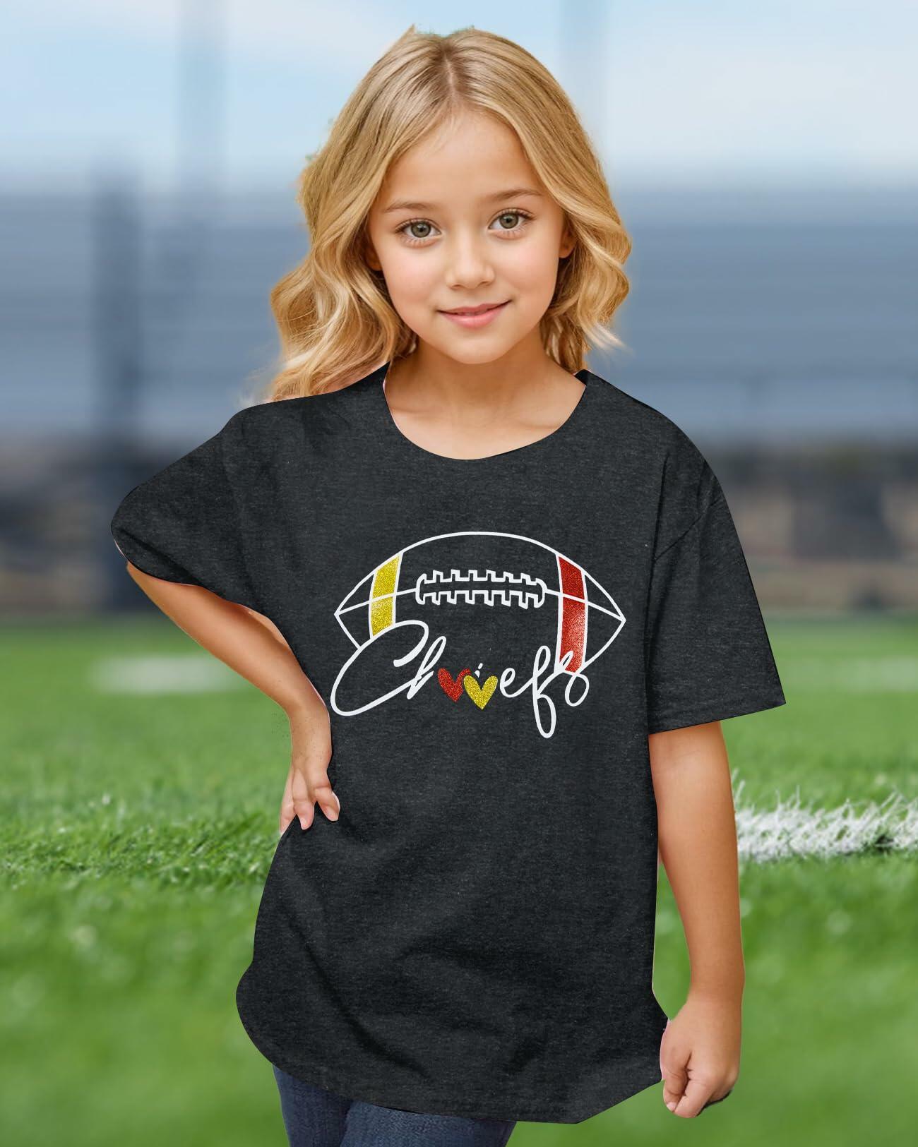 Game Day Family Matching Funny Football Graphic T-Shirt Chinese Size 150