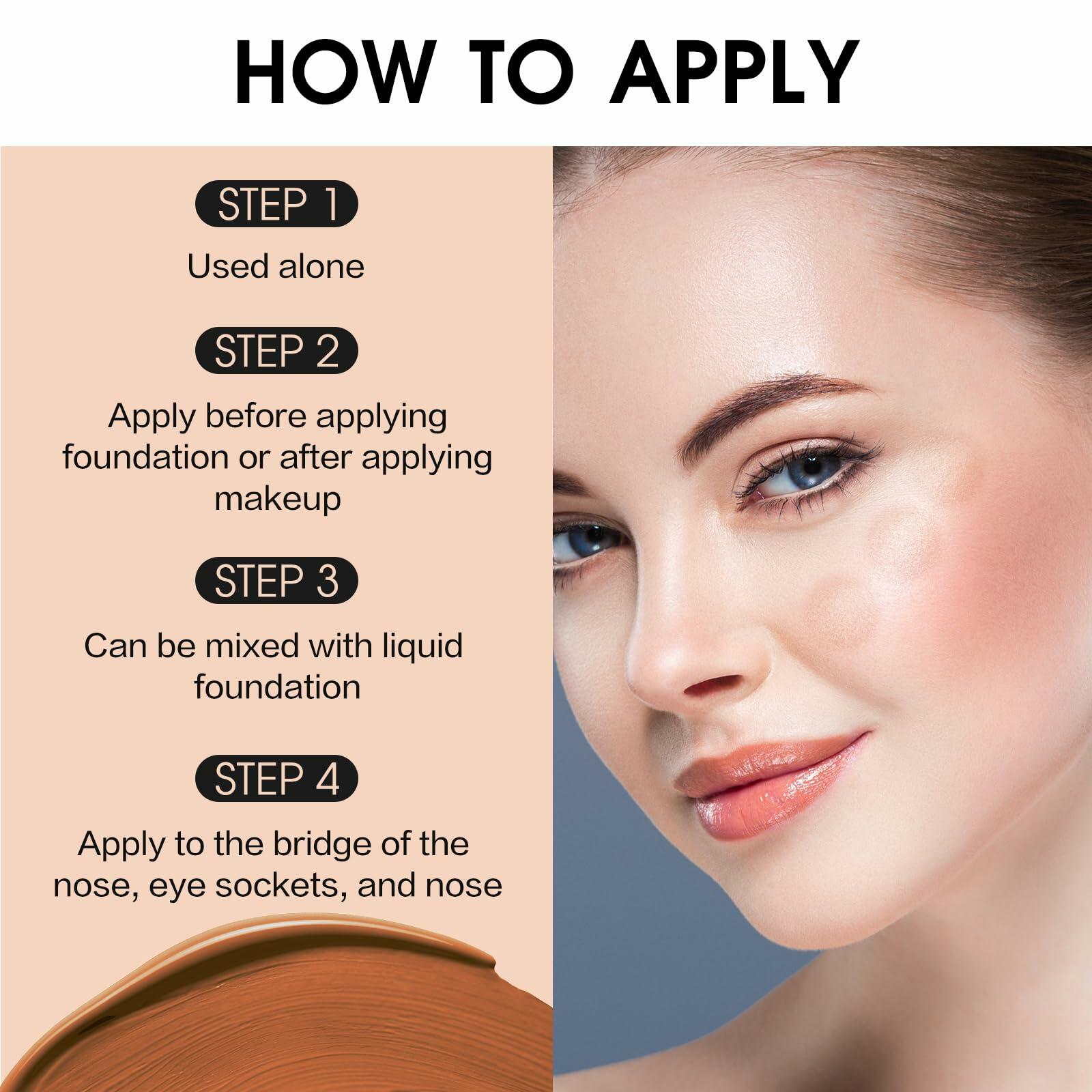 UCANBE Halo Glow Liquid Filter Face Complexion Booster 0.91oz Medium Tan