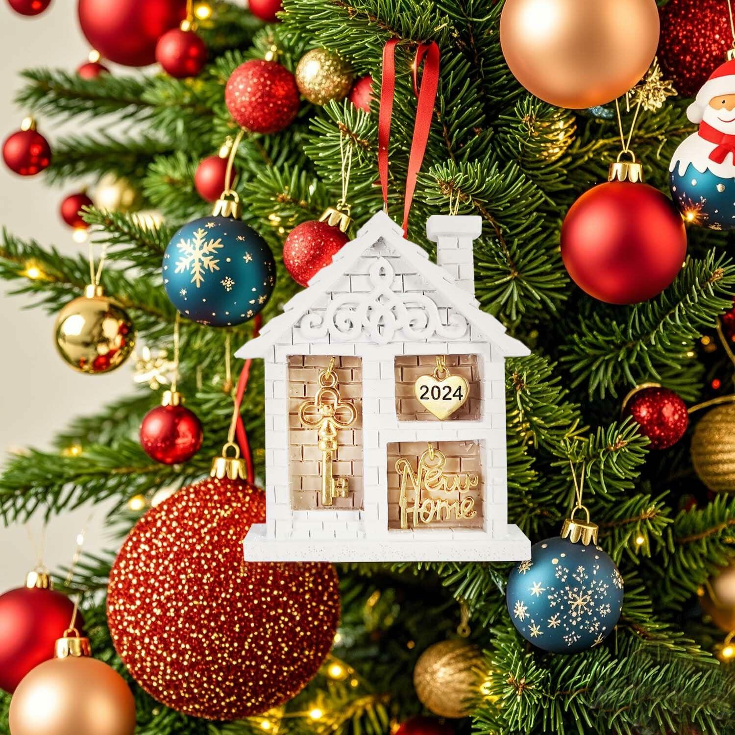 New Home Christmas Ornament 2024 Housewarming Gift Tree Decor