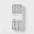 Room Essentials 6pk 8in Blue Speckle Taper Candle Set