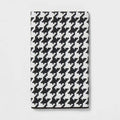 Room Essentials Waffle Houndstooth Hand Towel Black/White 1pc