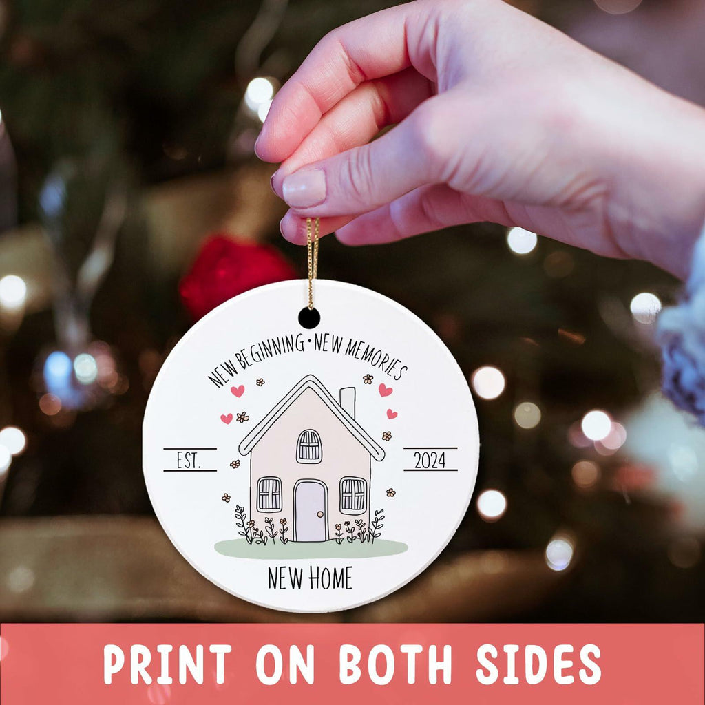 New Home Ornament 2024 First Christmas Housewarming Gift for Couples