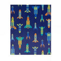Continental Space Bright Blue 2 Pocket Paper Folder School Supplies