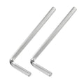 DMiotech 3/16" Hex Key Wrench L Shaped CR-V 2 Pack Aluminum 84mm