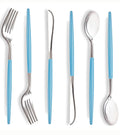 WELLIFE 120pcs Rose Gold Plastic Cutlery Set Forks Knives Spoons Party