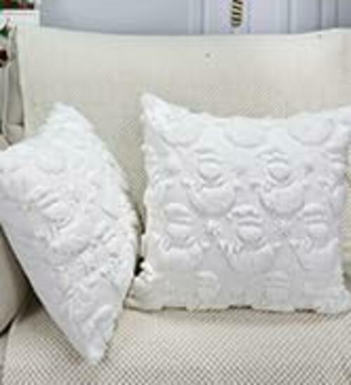 multiwins Christmas Pillow Covers 18x18 Set of 2 Snowman Plush Faux Fur