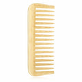 Alrhso Bamboo Wide Tooth Comb for Curls Beard Hair No Handle Detangler