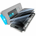 KUZOOM Privacy Screen Protector iPhone 15 Pro Max 6.7" 2 Pack Black