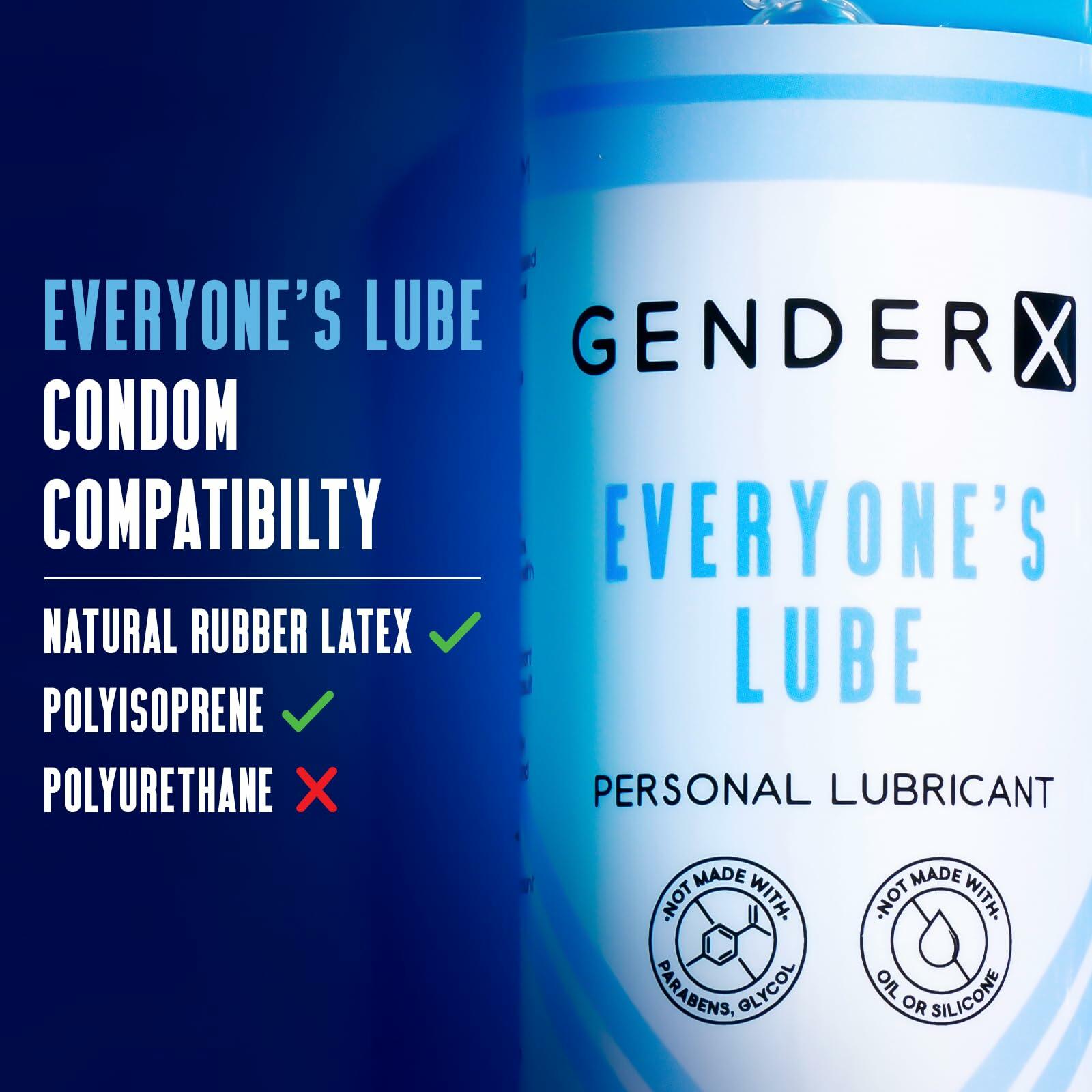 Gender X Water-Based Personal Lubricant Peach Orange Cranberry Flavored 8 fl oz