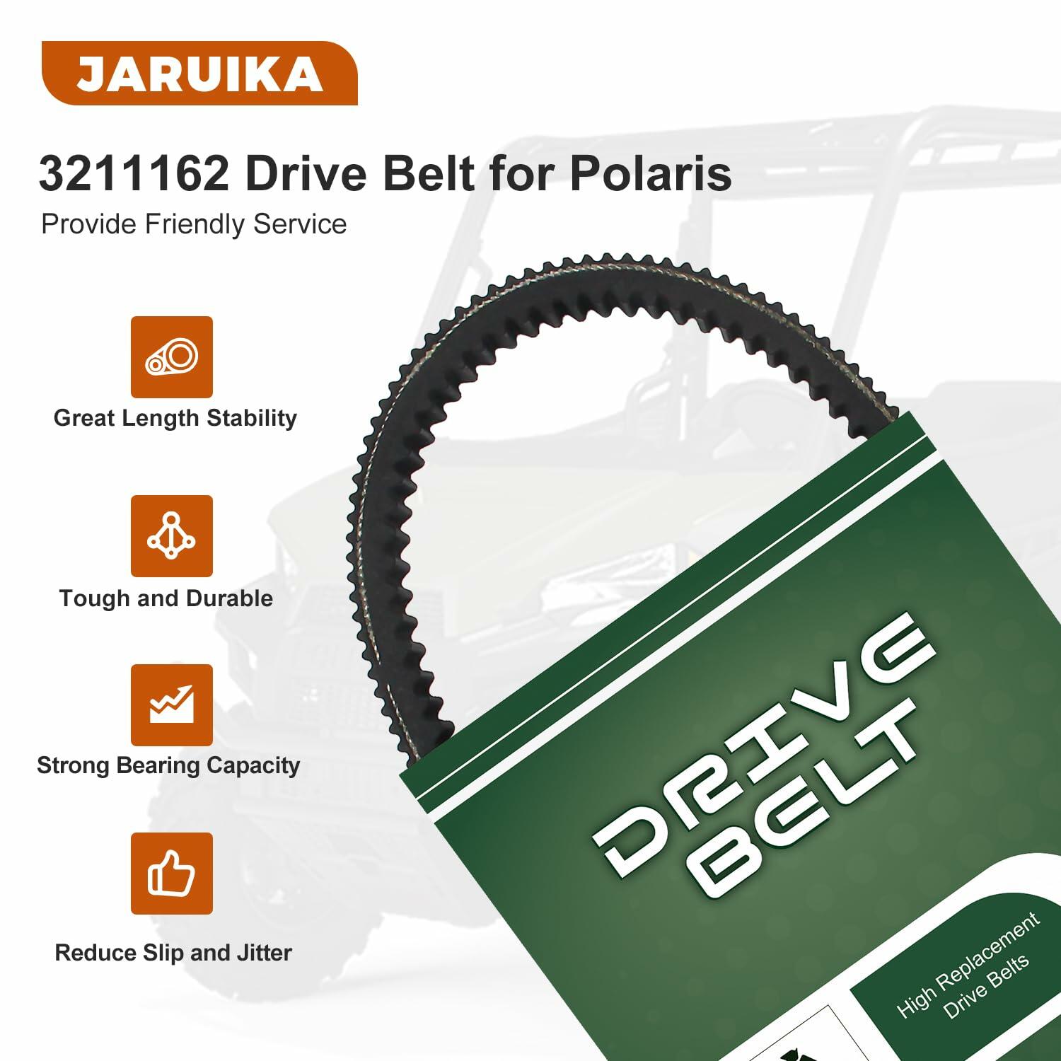 Jaruika 3211162 24G4022 Drive Belt Black Nylon for Polaris Ranger 500 RZR 800