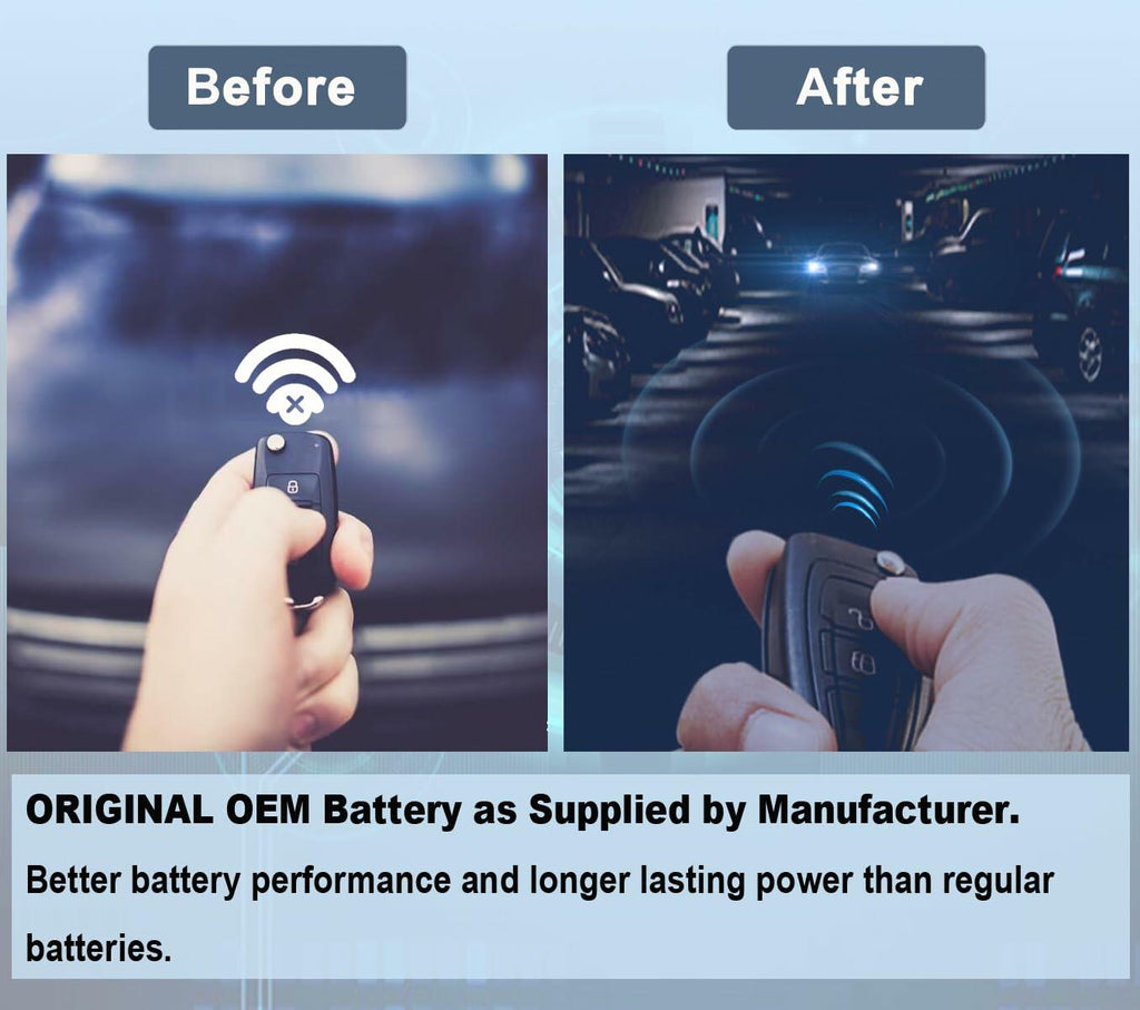 Pinochi Key Fob Battery Replacement for Nissan Smart Remote CR2032 3V