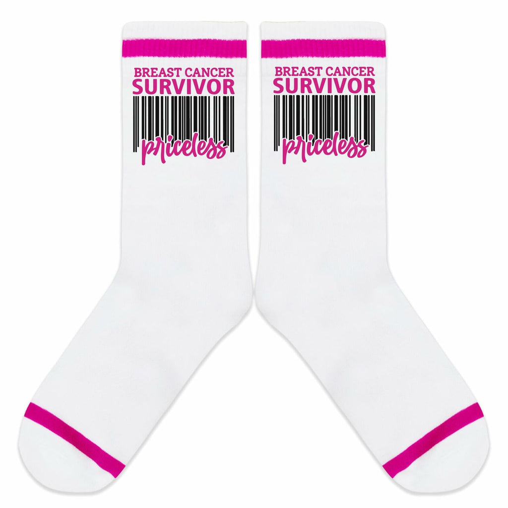 FujLoy Together We Fight Cancer Socks Chemo Awareness Survivor Gift Size 8