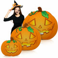 Leinuosen Halloween Jack-o-Lantern Cardboard Stand-Ups 19"-39" 3PCS Yellow