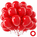 ZHMYBLN Red Balloons 100pcs 12in Bright Red Latex Helium Party Decor