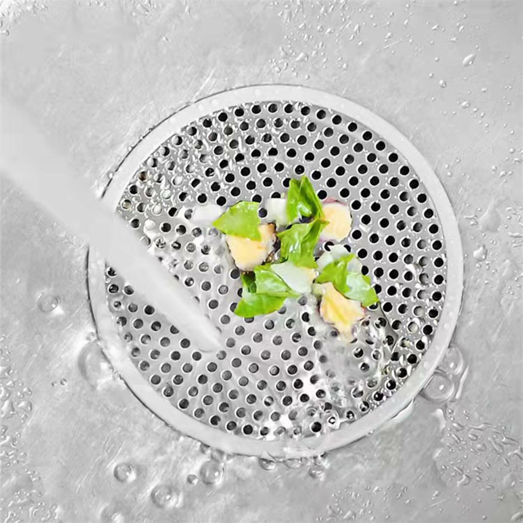 Shower Drain Hair Catcher Strainer by YOXITIXOY 118mm Stall Protector Silvery