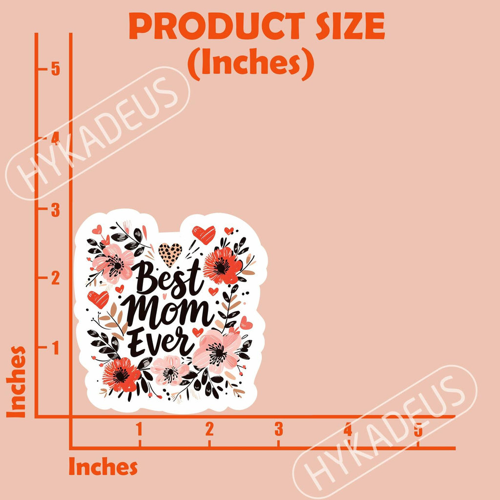 HYKADEUS in My Pregnant Era New Mom Waterproof Vinyl Stickers 3x2.5in 3Pcs