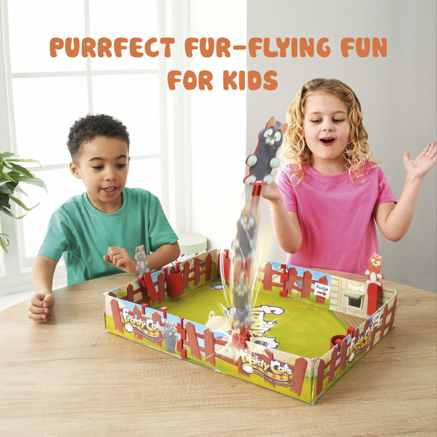 PlayMonster Fraidy Cats Interactive Kids Board Game Ages 5+ 2-4 Players