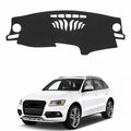 Dash Cover Audi Q5 2009-2025 Black Polyester Flannel Dashboard Protector