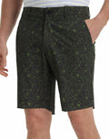 M MAELREG Mens Lightweight Water-Resistant Golf Shorts Black Grid Size 32