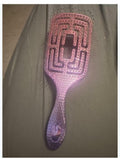 Candybrush Detangling Wet Hair Brush Soft Bristles Anti Static Romantic Amethyst