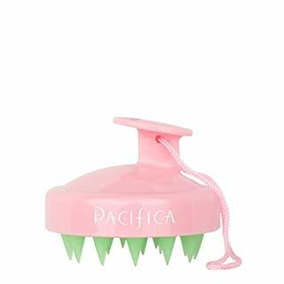Pacifica Beauty Clarifying Shampoo Brush Silicone Scalp Massager Pink Green