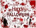 YYNXSY Halloween Photography Backdrop Red 10x8ft Spooky Ghost YY-3040