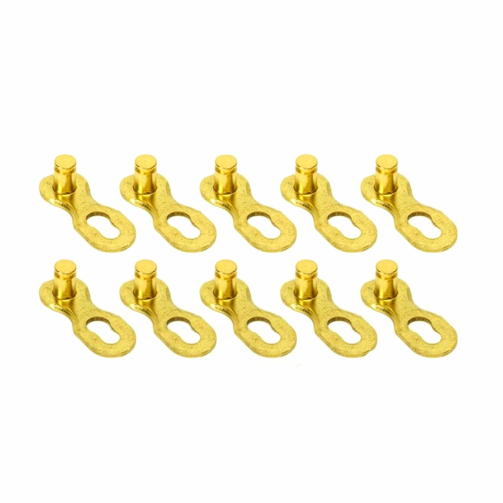 KALIDESHON 11 Speed Bicycle Chain Master Link Metal Durable Gold 4 Pack