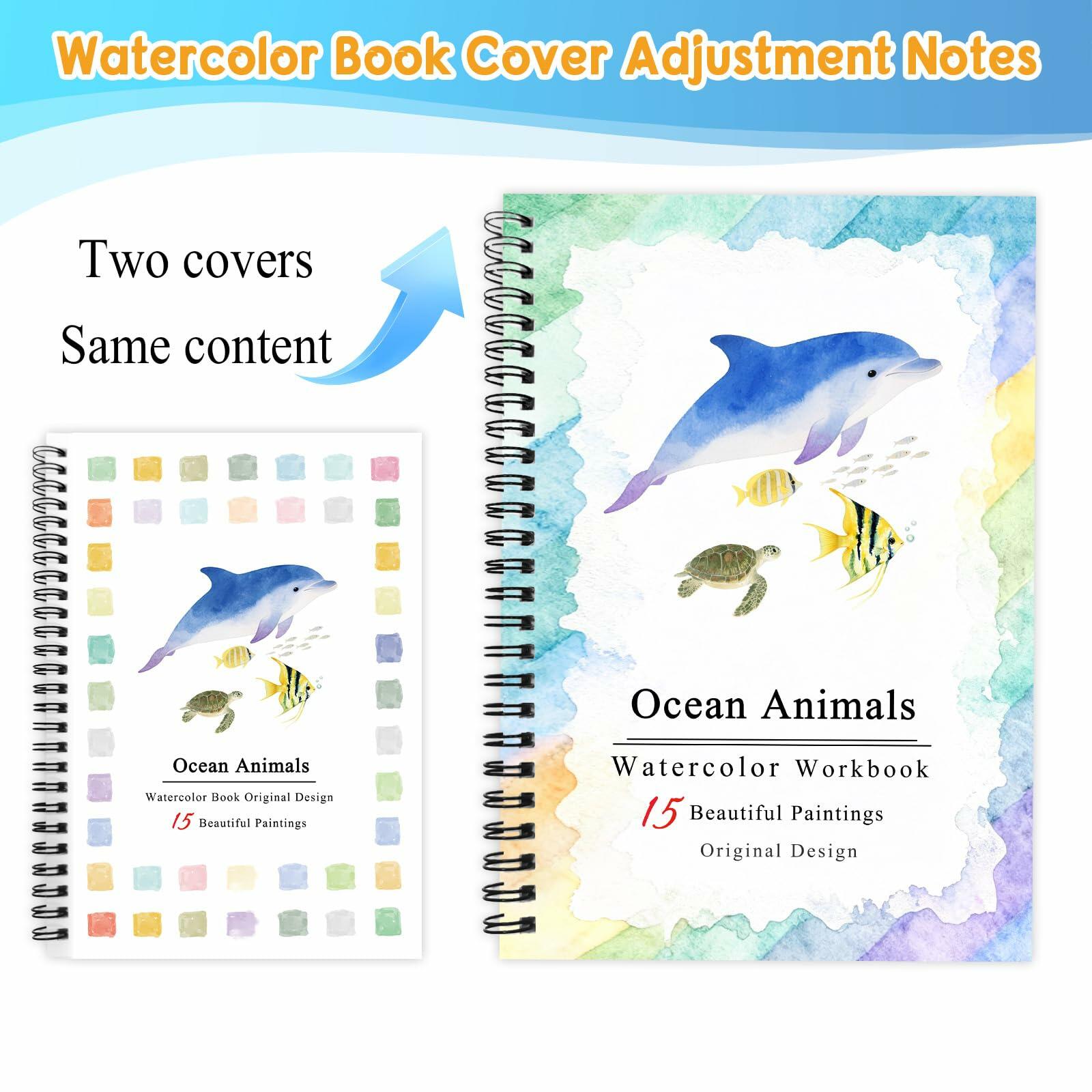 SLWBZ Watercolor Workbooks Painting Kit Thanksgiving Turkey with Paint Set