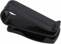 Black Glasses Holder Car Sun Visor Sunglasses Mount Ticket Card Clip 4 Pcs
