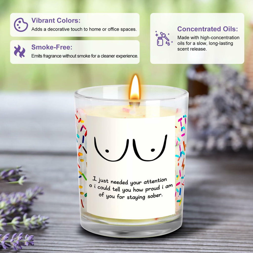 iAOVUEBY Your Chariot Awaits Lavender Soy Wax Candle 7oz Birthday Gift