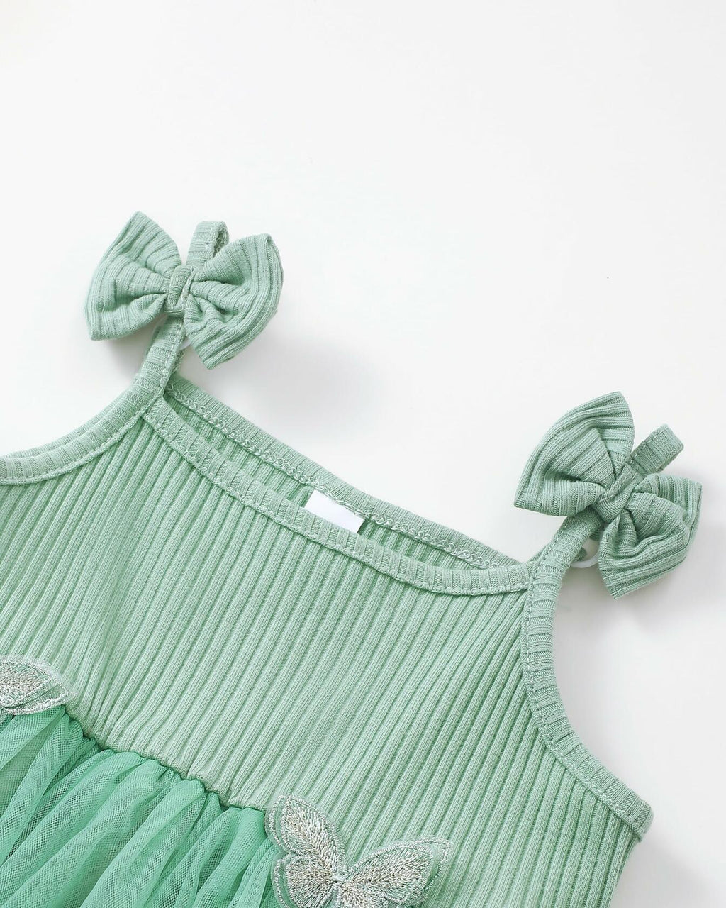 Renotemy Girl Flower Dress White Sleeveless Tutu Sundress Size 3-4T
