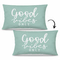 Mingnei Motivational Quote Green Flannel Throw Pillow Cover 12x20
