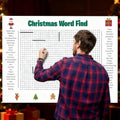 TREELYWOOD Jumbo Thanksgiving Word Search Poster 31.5x20 Paper Christmas